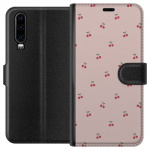 Wallet case for Huawei P30 with Cherry design