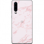 Mobile case for Huawei P30 with Pink Heart design