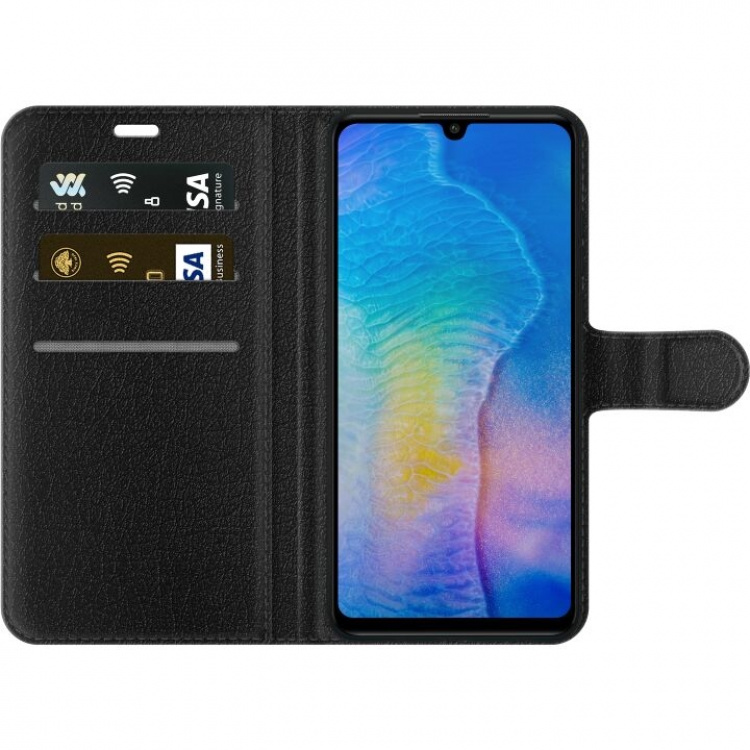 Wallet case for Huawei P30 lite with Wolf design