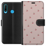 Wallet case for Huawei P30 lite with Cherry design