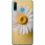 Mobile case for Huawei P30 lite with Porslinsblomma design