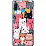 Mobile case for Huawei P30 lite with Cat pattern design