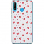 Mobile case for Huawei P30 lite with Strawberries design