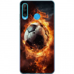Mobile case for Huawei P30 lite with Football design
