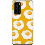Mobile case for Huawei P40 with Fried egg design