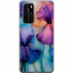 Mobile case for Huawei P40 with Magical flowers design