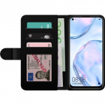 Wallet case for Huawei P40 lite with Wolf design
