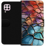 Wallet case for Huawei P40 lite with Metallic pattern design