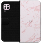 Wallet case for Huawei P40 lite with Pink Heart design