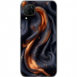 Mobile case for Huawei P40 lite with Fiery silk design