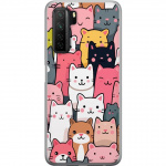 Mobile case for Huawei P40 lite 5G with Cat pattern design