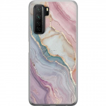 Mobile case for Huawei P40 lite 5G with Marble design
