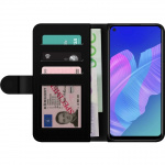 Wallet case for Huawei P40 lite E with Strawberries design