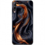 Mobile case for Huawei P40 lite E with Fiery silk design