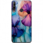 Mobile case for Huawei P40 lite E with Magical flowers design