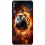 Mobile case for Huawei P40 lite E with Football design