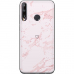 Mobile case for Huawei P40 lite E with Pink Heart design
