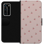 Wallet case for Huawei P40 Pro with Cherry design Wallet case for Huawei P40 Pro with Cherry design