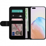Wallet case for Huawei P40 Pro with Happy Dog design