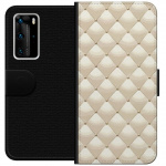 Wallet case for Huawei P40 Pro with Gold shine design