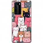 Mobile case for Huawei P40 Pro with Cat pattern design