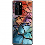 Mobile case for Huawei P40 Pro with Metallic pattern design