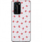 Mobile case for Huawei P40 Pro with Strawberries design