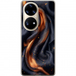 Mobile case for Huawei P50 Pro with Fiery silk design