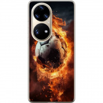 Mobile case for Huawei P50 Pro with Football design