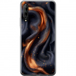 Mobile case for Huawei P smart Pro 2019 with Fiery silk design