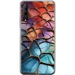 Mobile case for Huawei P smart Pro 2019 with Metallic pattern design