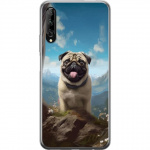 Mobile case for Huawei P smart Pro 2019 with Happy Dog design