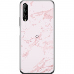 Mobile case for Huawei P smart Pro 2019 with Pink Heart design