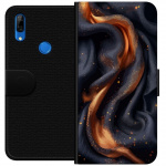 Wallet case for Huawei P Smart Z with Fiery silk design