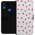 Wallet case for Huawei P Smart Z with Strawberries design