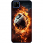 Mobile case for Huawei Y5p with Football design