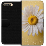 Wallet case for Huawei Y6 (2018) with Porslinsblomma design