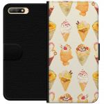 Wallet case for Huawei Y6 (2018) with Glassy design