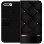Wallet case for Huawei Y6 (2018) with Luxury line design