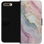 Wallet case for Huawei Y6 (2018) with Marble design