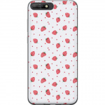 Mobile case for Huawei Y6 (2018) with Strawberries design