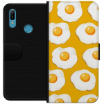 Wallet case for Huawei Y6 (2019) with Fried egg design