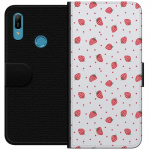 Wallet case for Huawei Y6 (2019) with Strawberries design
