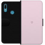 Wallet case for Huawei Y6 (2019) with Heart design