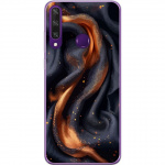 Mobile case for Huawei Y6p with Fiery silk design