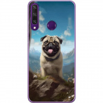 Mobile case for Huawei Y6p with Happy Dog design