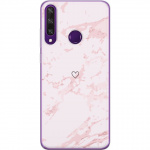 Mobile case for Huawei Y6p with Pink Heart design