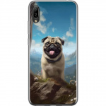 Mobile case for Huawei Y6 Pro (2019) with Happy Dog design