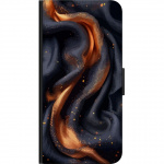 Wallet case for Huawei Y6s (2019) with Fiery silk design