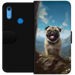 Wallet case for Huawei Y6s (2019) with Happy Dog design